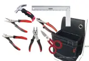 X'mas Gift Pack Electrician Carpenter Tools with Japan GKN-11 Canvas Waist Bag