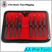 Eyelash Extension Tweezers Set, Craft Soldering Jewelry Ingrown, Eyebrow - 8 Pcs