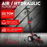 Floor Jack 22 Ton Air/Hydraulic with 4 dies Car Truck SUV Trolley 4x4 Lift +S