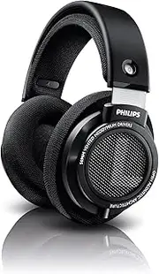 Philips SHP9500 HiFi Precision Stereo Over-Ear Headphones (Black)