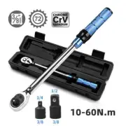 3/8Inch 5-60N.m Square Drive Torque Wrench Torques Key ±3% High Precision