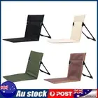 Folding Back Beach Chair Oxford Cloth Portable Backrest Chair for Fishing Travel