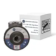 Abrasivos Benchmark Premium de alta densidad, 4,5" x 7/8" Jumbo
