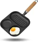 Egg Frying Pan, Breakfast Egg Bacon Pan, Bacon Ham Grill Pan, Pancake Maker, ...