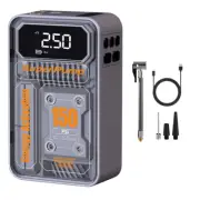 3in1 Car Pump Portable Electric Auto Tyre Inflator Digital Display with Y1C1