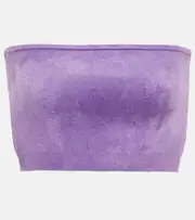 [Alaia] Alaïa Velvet bandeau top AU 16 purple