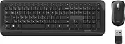Incase Wireless Desktop 850 EN-EU Layout Keyboard & Mouse Combo, Black