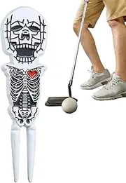 Golf Green Repair Tool | Skull Shape Golf Ball Divot Repair Tool | Zinc Alloy Fork Accessories Portable Golfing Supplies for Green Turf Court Collector
