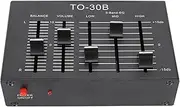 Stereo EQ Equalizer, 3 Band Equalizer Stereo EQ Preamp, High Medium Low 3 Band Sound Channel Balance Volume Control Preamp for Home Stereo