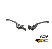 ASV Grey Brake and Clutch Lever Set For Honda CBR1000RR SP 2000-2006