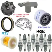 Tune Up Kit Filters Cap Spark Plugs Wire For CHRYSLER CORDOBA V8; 6.6L 1975-1976