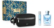 Versace Gift Set for Men Eau de Toilette 100ml + Eau de Toilette Travel Spray 10ml + 1pc Makeup Bag