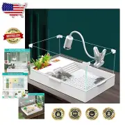 Lightweight Reptile Tank with Water Pump for Easy Maintenance & Safe Viewing