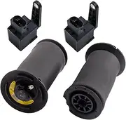 4X Air Ride Pneumatic Spring Bag + Height Level Sensor Compatible for BMW 5 Series E61 2003