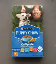 Purina Puppy Chow Complete Chicken & Rice Dry Dog Food 4 pound Bag