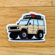 Toyota Land Cruiser FJ60 Overland Sticker Mitsubishi Montero Pajero Ford Bronco
