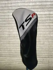 NEW-in-Plastic TITLEIST TSR Driver Headcover Leather Texture Black/White