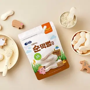 【BEBECOOK 寶膳】韓國 嬰幼兒純粹綿綿米餅 20g(純粹100%白米製成)