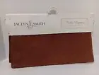 Jaclyn Smith ~ Faux Suede Brown Table Runner 13" X 54" New