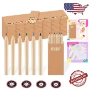3.5-Inch Mini Colored Pencils for Children - 100 Packs for Classroom Fun