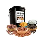 Beans & Rice Trio Large Bucket Bulk 100 Servings 30 Year Emergency Food Storage