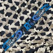 JT ProFlex X/ProFlex Authentic Woven Goggle Strap - Dynasty Aqua Blue