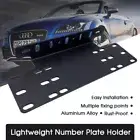 New Number Plate Holder Mount Bracket Car LED Driving Light Bar Licence