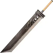 Sword fort Fantasy PU Foam Sword,Anime Cosplay Cosplay Buster Swords Foam Prop Black,Cloud Strife Greatsword