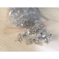 在飛比找蝦皮購物優惠-【3mm 系統櫃五金 透明塑膠活格粒】 透明隔板粒 層板架 