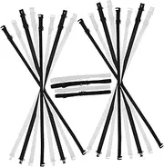 [Holibanna] Versatile Bow Tie Extension Belt 20pcs Elastic Neck Straps for Uniforms Diy Wedding Party Flexible Bow Adjustment Long-lasting Material