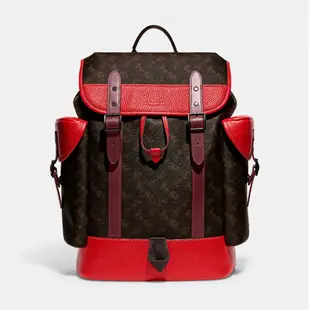 COACH後背包 Hitch Backpack With Horse And Carriage Print