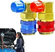 Air Conditioning Coupler Adapter - Connectors System Adapters Fittings,Versatile Conversion Fittings Precision Components Tools for Beginners Professionals Adults