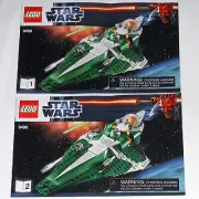 LEGO 9498 Saesee Tiin's Jedi Starfighter: NEW INSTRUCTIONS MANUALS ONLY (SW TCW)