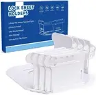 Bed Sheet Holders with Lock, Bed Sheet Straps Keep Firm & Tight in Place, Ope...