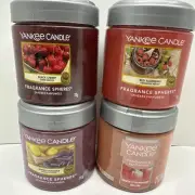 Yankee Candle Fragrance Spheres Cherry Raspberry Lemon Lavender Strawberry Lot 4