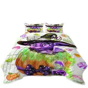 Witchy Halloween Lil Dragon Coverlet