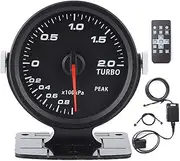 SFCPDDZYNE 60mm Tinted 17 Color Car Auto OBD2 Turbo Boost Pressure Gauge Meter Touch Change Color Display Racing Car Accessories 10V-15V Automotive Voltage Boost Meter(Turbo)