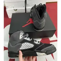 在飛比找蝦皮購物優惠-Air Jordan 5 "Antracite" 黑灰 無煙