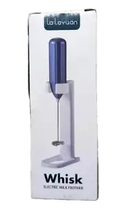 Electric Milk Frother Handheld Drink Foamer Coffee Mixer Egg Beater Double Whisk