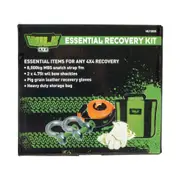 Hulk 4x4 Offroading Essentials Small Recovery Set Snatch Strap And Shackles Kit