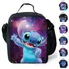 Kids Lilo and Stitch Lunch Box Boys Girls Picnic School Insulated Lunch Bags