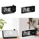 LED Digital Alarm Clock, Mini Clock, Mirror Clock Dual Display Alarm Clock for