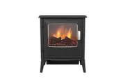 Dimplex Riley 2000W Portable Electric Fire Place Heater w Thermostat Log effect