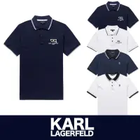 在飛比找momo購物網優惠-【KARL LAGERFELD 卡爾】老佛爺 經典刺繡圖案