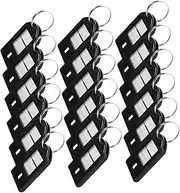 DIYEAH 50Pcs Convenient Key Tags with Cover Multi Function Label Tags for Luggage Keys Reusable for Easy Identification