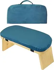 Meditation Chair | Cushioned Prayer Bench Stool | Adjustable Kneeling Seat with Storage Bag | Foldable Stool for Comfy Sitting | Versatile Meditation, Prayer, and Kneeling Chair for Home and Travel