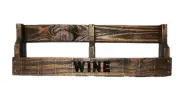 Wine Rack Holds 8 Wine Bottle's wall mounted Made From Reclaimed Wood