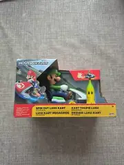 MarioKart Spin Out Luigi Kart - New Free P&P