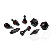 CL PolyHero Dice - Wizard 8 Dice Set Shadow
