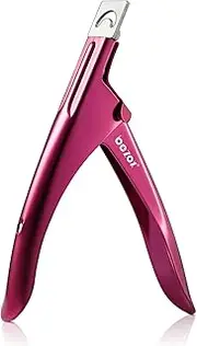 BEZOX Acrylic Nail Clipper, Professional and High Precision Nail Tip Cutters, Sharp Blade False Nail Cutter for Nail Tips
